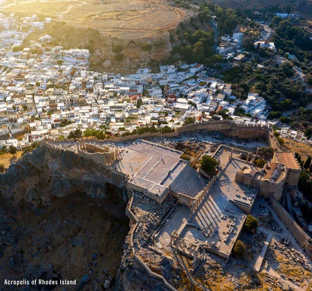 Acropolis of Rhodes Island