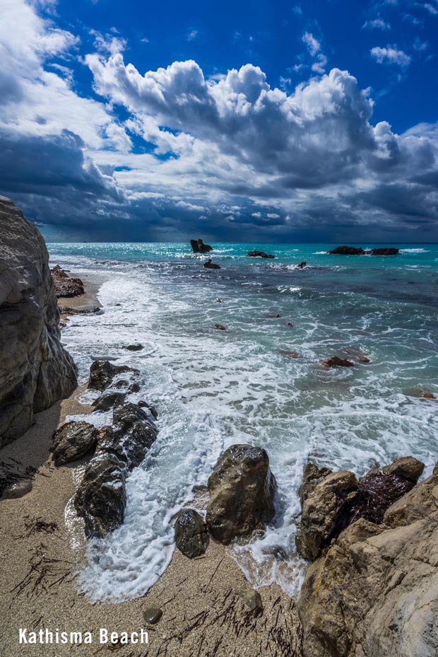 Kathisma beach on Lefkada island