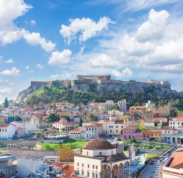 Acropolis in Athens Greece