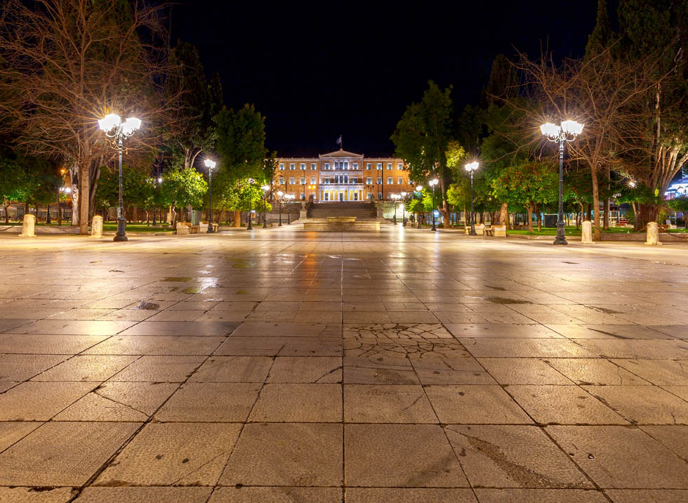 Syntagma Square at Night