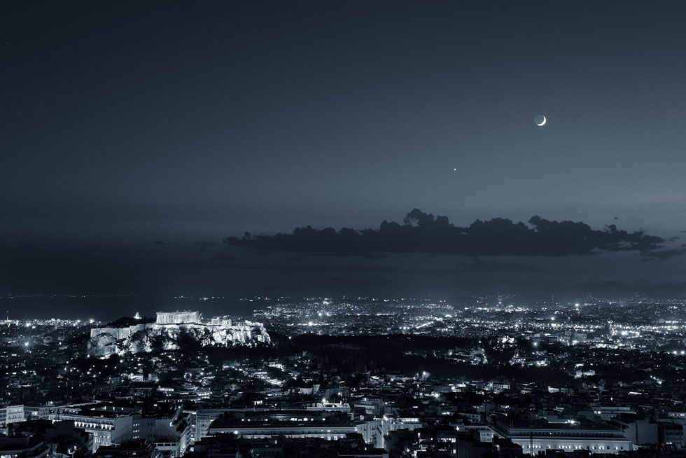 Athens Greece at Night