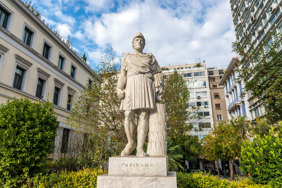 Pericles in Athens Greece