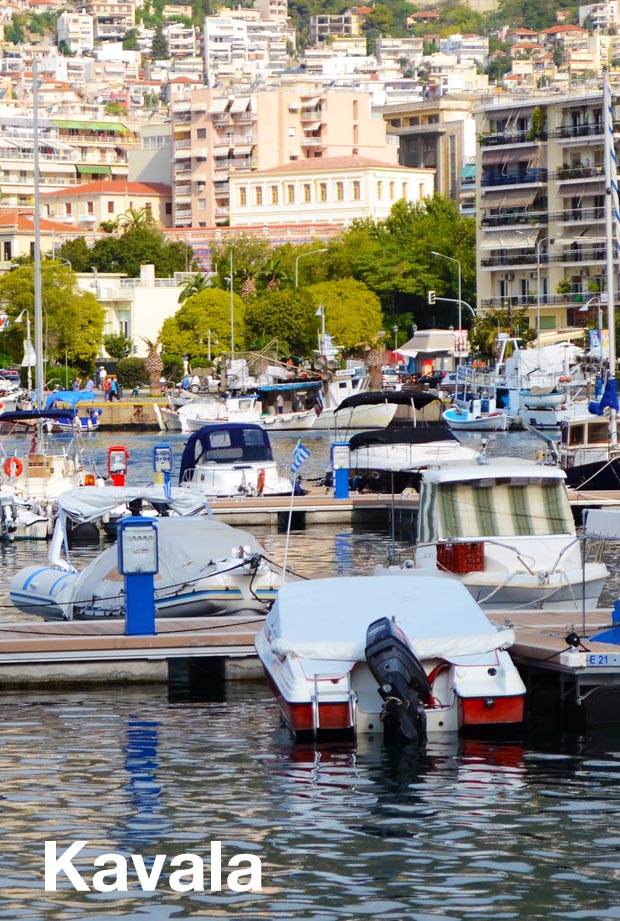 Kavala, Greece waterfront