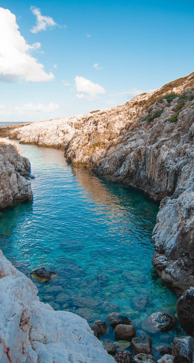 Azure Beach on Crete Greece