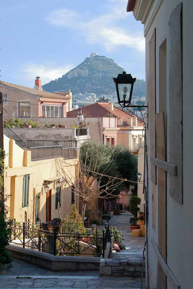 Lykavittos hill athens greece