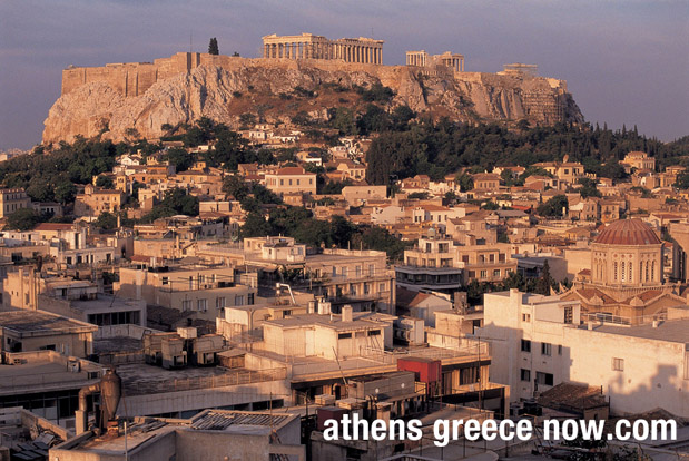 Parthenon Athens Greece Circa 1911