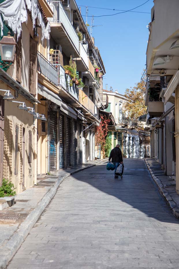 Plaka in Athens Greece