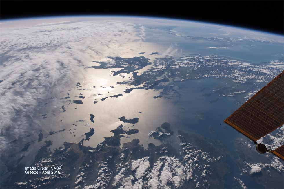 Greece from the SKY NASA