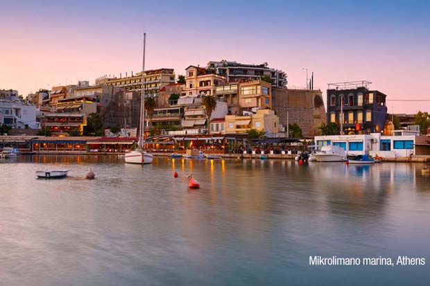 Mikrolimano marina,  at Piraeus near Athens