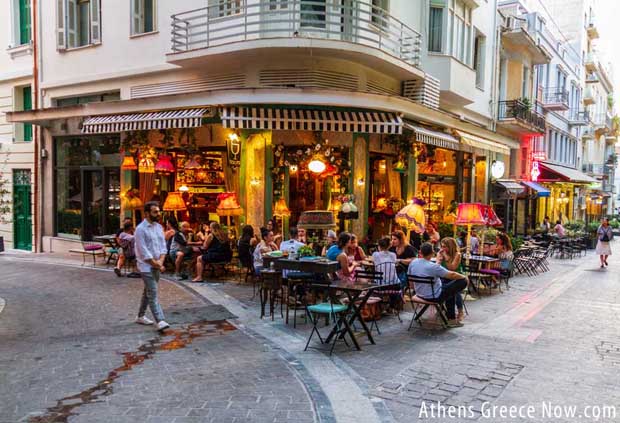 Taverna in Athens Greece