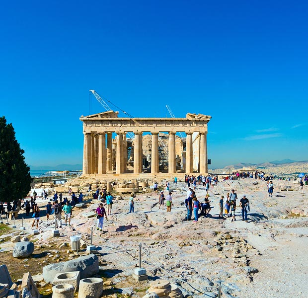 The Acropolis in Greece