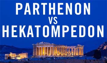 Hekatompedon Vs Parthenon