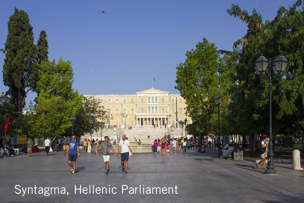 Parliament in Greece - Syntagma in Athens