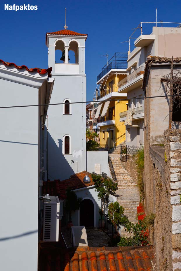 Click to enlarge - Nafpaktos Street scene Nafpaktos Street scene