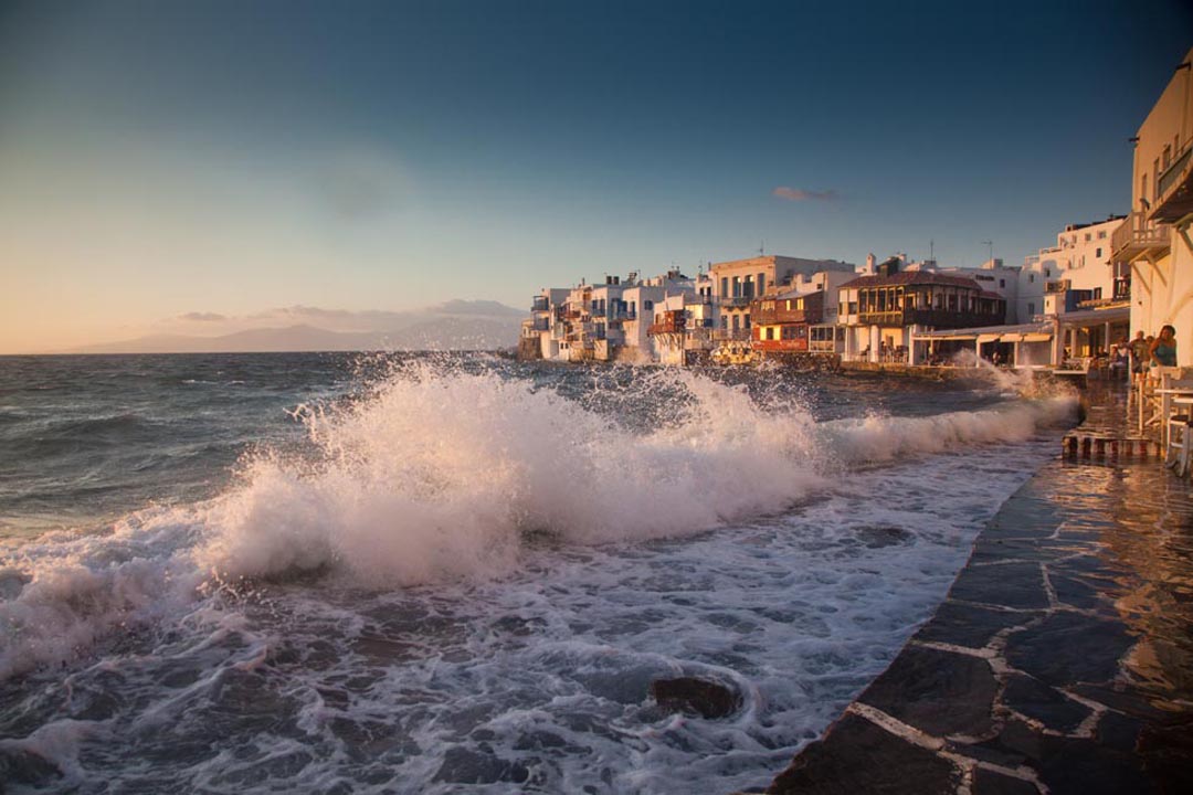 Mykonos Wave Crash