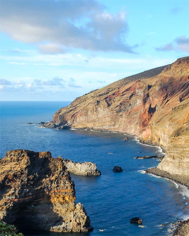 Coastal waters and cliffs of Greece